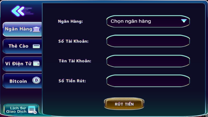 Giao dịch nạp tiền với nhiều phương thức khác nhau