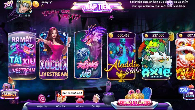 Điểm qua một số tựa game casino tại 789 Club đặc sắc