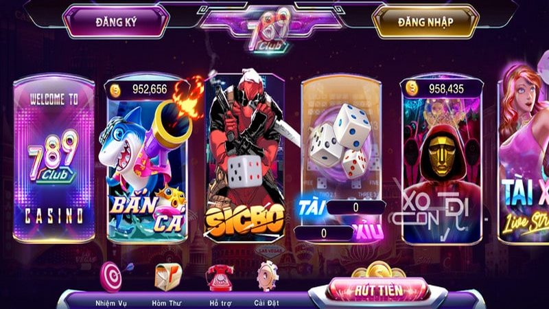 Cổng game cung cấp đa dạng game khác nhau